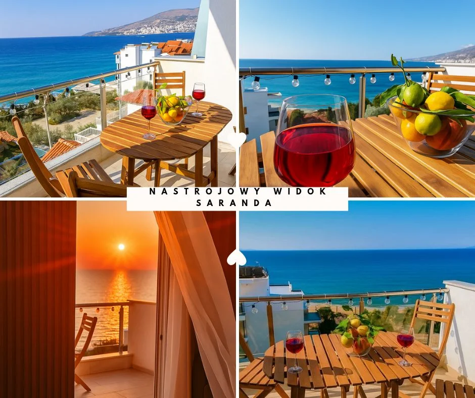 Apartament z widokiem na Korfu w Saranda